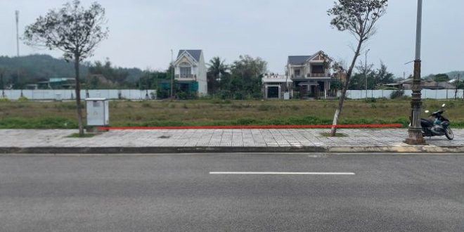 Cần bán mặt tiền Mỹ Trà Mỹ Khê tại kdc Mỹ Khê Angkroa Tịnh Khê, 142m2(6x23.5), giá 31tr/m2