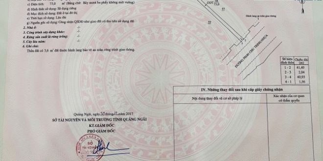 BÁN NHÀ MẶT TIỀN PHAN CHU TRINH TP QUẢNG NGÃI