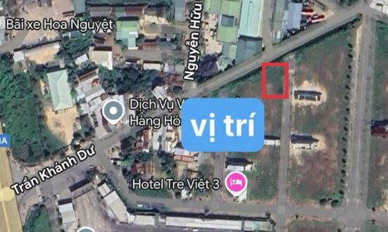 Bán lô góc MT Đường Trần Khánh Dư kđt phú mỹ tp .quảng ngãi