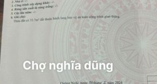 Bán nhà cấp 4, Dt đẹp. 7x23m mặt tiền Trần Anh Tông, Nghĩa Dũng, TP Quảng Ngãi