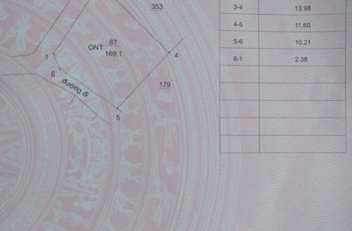 BÁN CĂN NHÀ TẠI BIỂN AN CƯỜNG 170M2 FULL THỔ CƯ CHỈ 790TR