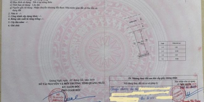 Bán đất khu dân cư xã Tịnh Kỳ Tuyến số 3, hướng Tây Bắc giá 1 tỷ thương lượng